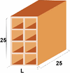 FK-Tijolos Cerâmicos Vedação modulação 25  Elétrico Canaleta Hidraúlico Compensador