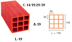 CONSTRU-TENS TIJOLOS CERMICOS, TIJOLO CERAMICO VEDAO FURO HORIZONTAL